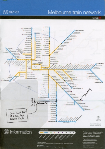 Melbourne Metro Train network