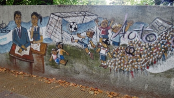 Buenos Aires soccer mural